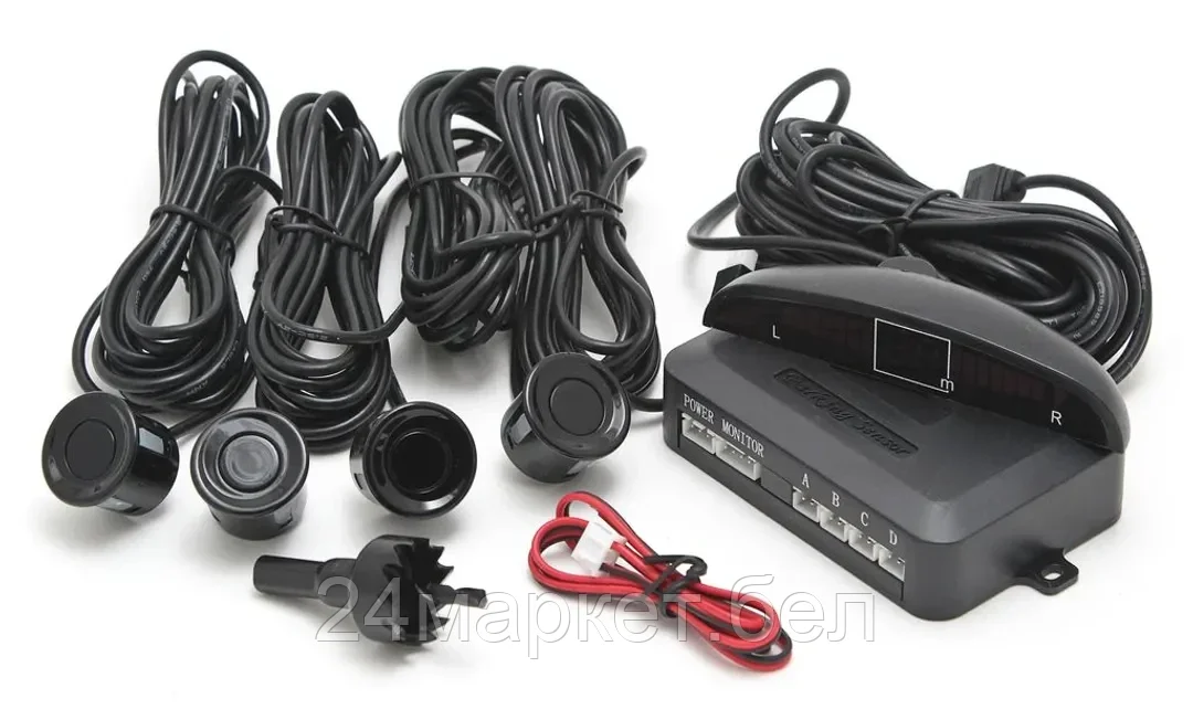 Парковочный радар KING K-375 (4 датчика, черный)