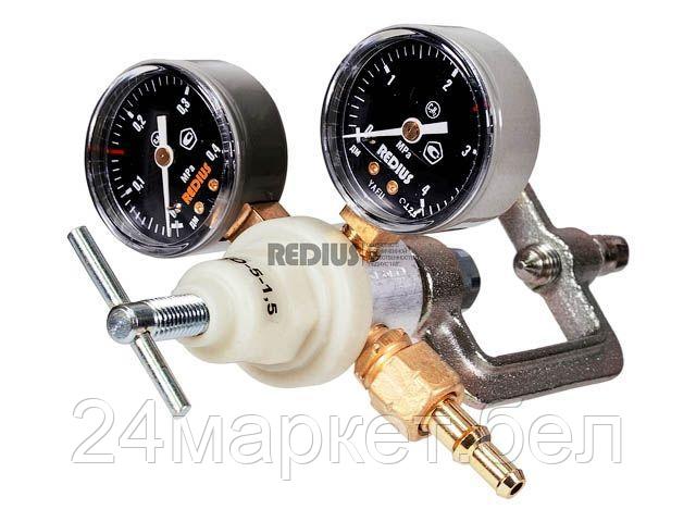 Редуктор ацетиленовый БАО-5-1,5 (давл 2,5/0,15 МПа, 5м3/ч, 6/9 мм) в коробке (ООО "РЕДИУС 168") 13011