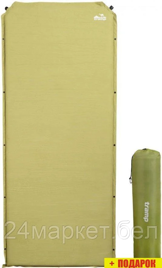 Самонадувающийся коврик TRAMP Comfort 90 TRI-016W (салатовый)