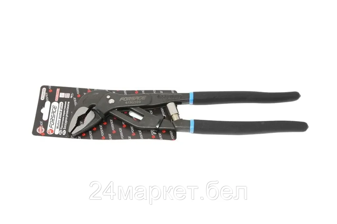 FORSAGE Пассатижи переставные сантехнические самозажимные "узкий профиль" Cr-V 12" -300мм, на блистере Forsage F-613G300