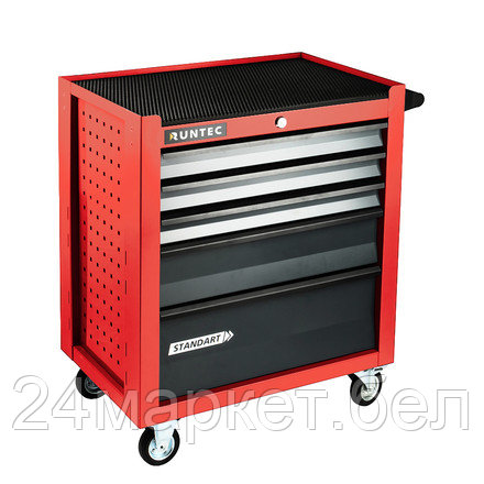 RUNTEC RTSTD-5R Тележка инструментальная 5 полочная Standart красная