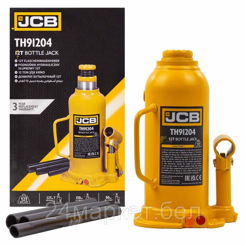 Бутылочный домкрат JCB TH91204 (12т)