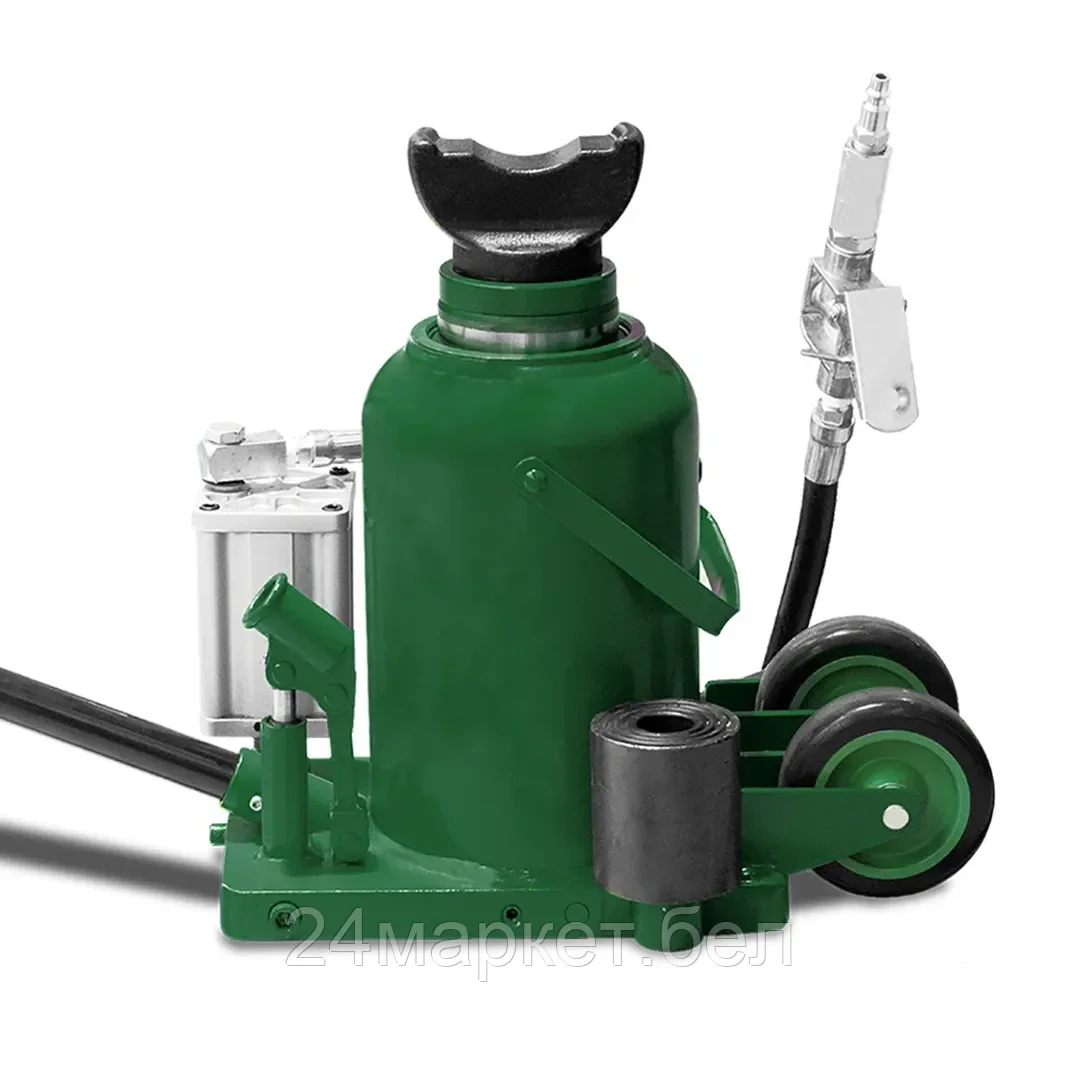 RF-TRQ50002 Домкрат бутылочный пневмогидравлический 50т RockFORCE