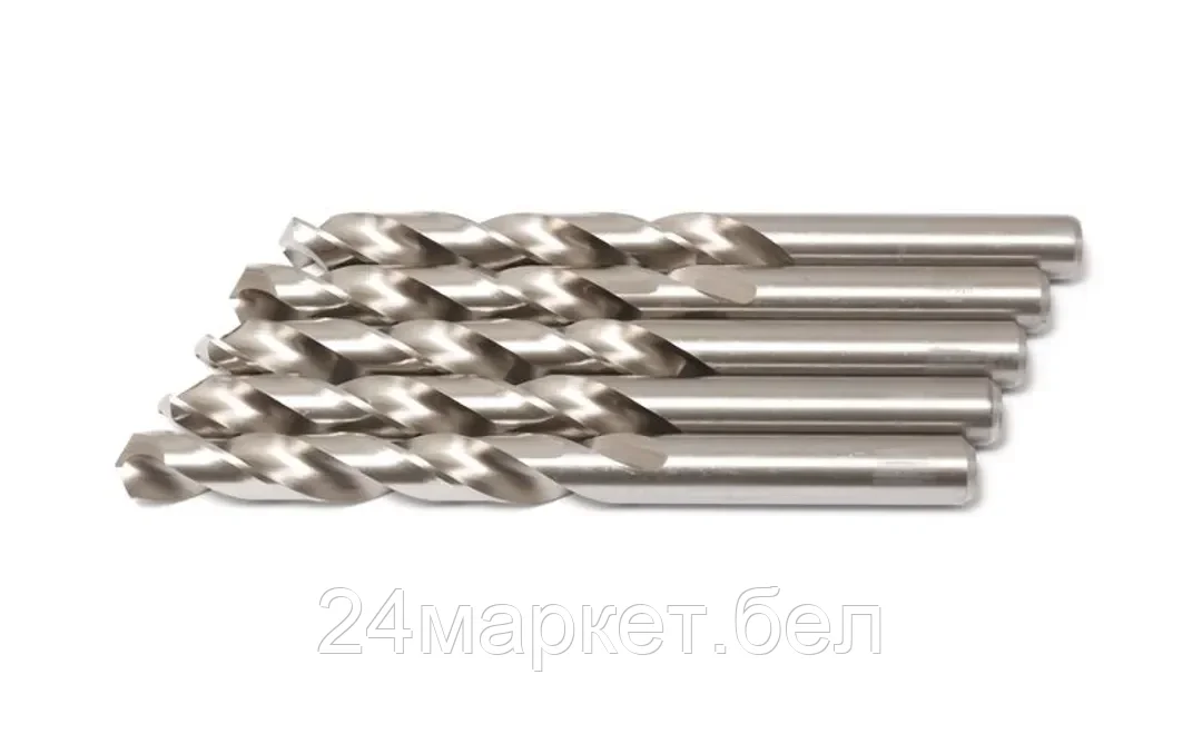 Rock FORCE Сверло по металлу 12.5мм HSS(5шт), в пластиковом футляре Rock FORCE RF-DSP125