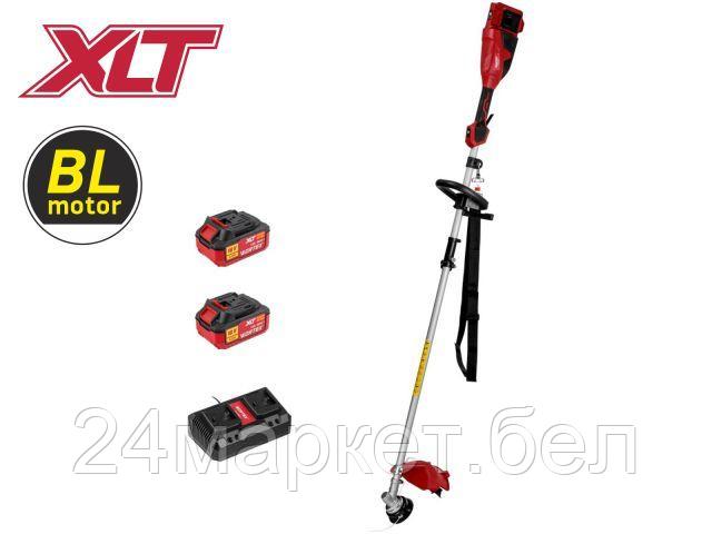 Триммер аккум. WORTEX TB 3036-1 ALL1 XLT SET БЕСЩЁТ.ДВИГ., 18В+18В, шир.скаш.340/255 мм леска/нож 1334872