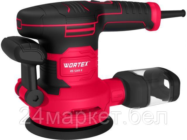 Эксцентриковая шлифмашина WORTEX RS 1245 E в кор. (430 Вт, 125 мм, 7000-14000 об/мин, амплитуда колебаний 2 мм, регул. об., доп. рукоятка.) 1333395