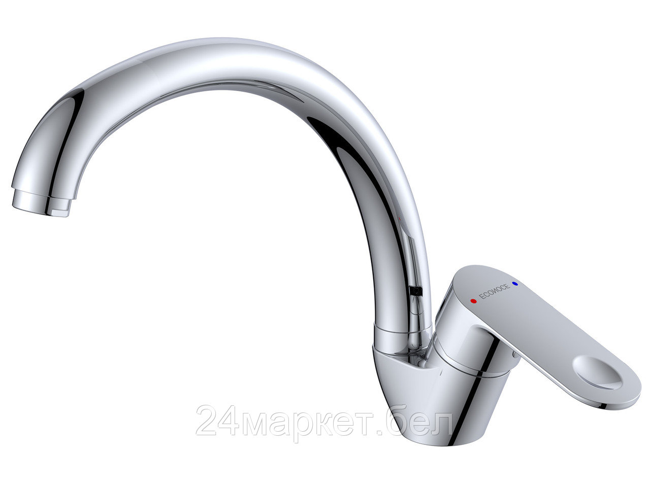 Смеситель для кухни D35, серия 680 ECONOCE (G-излив, длина 192 мм, высота 186 мм, поворотный) EC0684