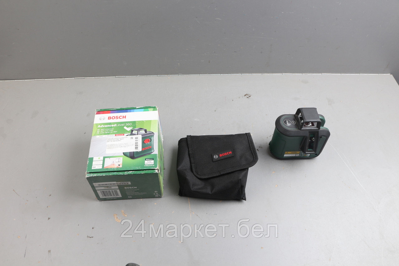 Нивелир лазерный линейный BOSCH Advanced Level 360 в кор. уцененный (3342268440)