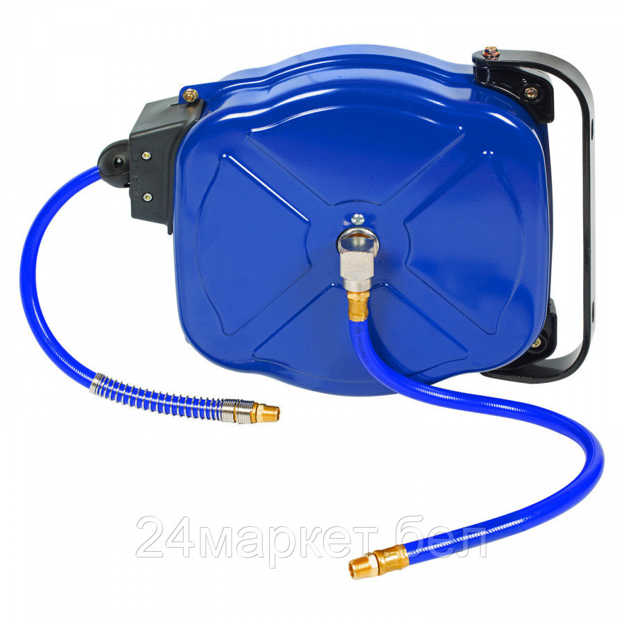 МАСТАК 681-08015HR МАСТАК Шланг на автоматической катушке, полиуретановый 8х12 мм, 15 м, резьба 1/4"