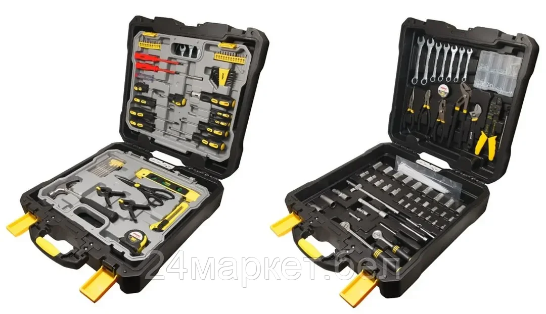 WMC TOOLS Набор инструментов 400 пр,1/4" 1/2" (6гр.) (4-22мм).дорожный кейс WMC TOOLS 40400