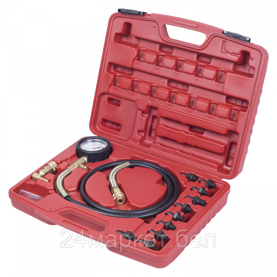 МАСТАК 120-20010C МАСТАК Манометр для измерения давления масла, 0-10 бар, комплект адаптеров