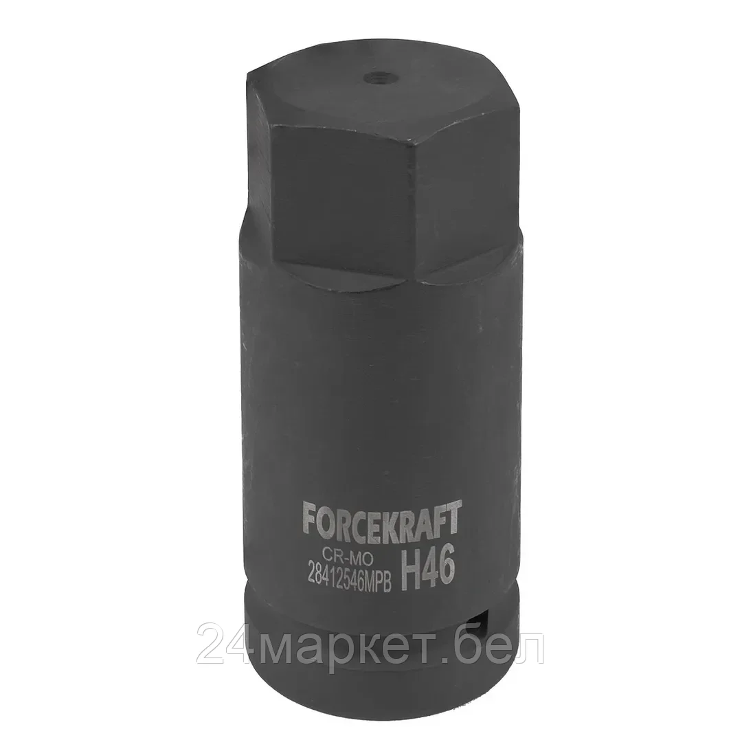 FK-28412546MPB FORCEKRAFT Головка-бита 6-гранная ударная 1", 46мм