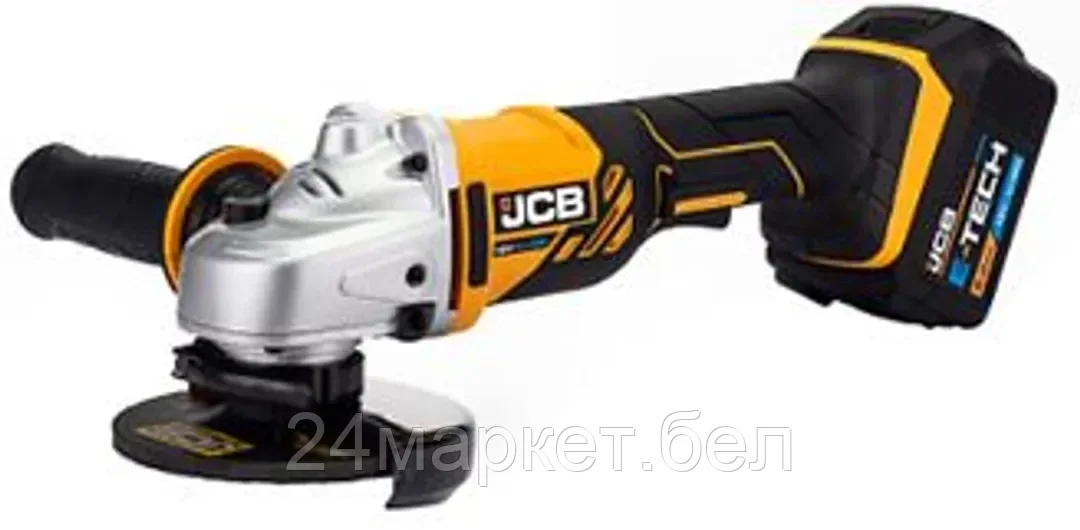 JCB-18AG-5BG-E JCB Машина углош,аккум(JCB-18AG-B-E)18V,0-8000 об/мин,диаметр диска 115мм в к-те с заряд.уст-вом(JCB-18VFC-E) 2.4A и батареей аккум.(JCB-50LI-E) 5.0AH-2шт