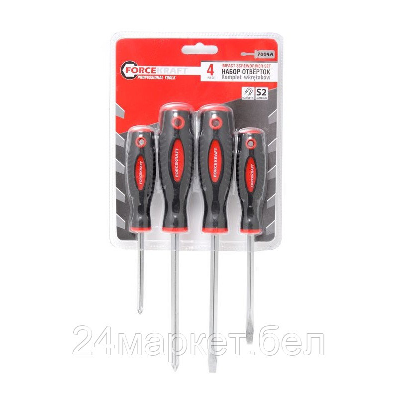 Набор отверток ForceKraft FK-7004A (4 предмета)