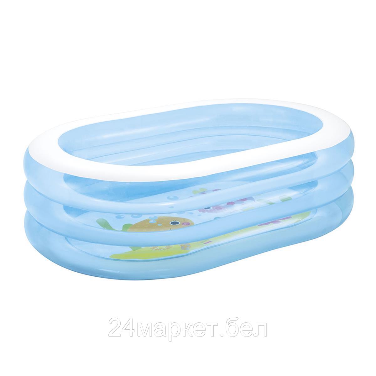 Надувной бассейн Intex Oval Whale Fun 163x107x46 (57482)