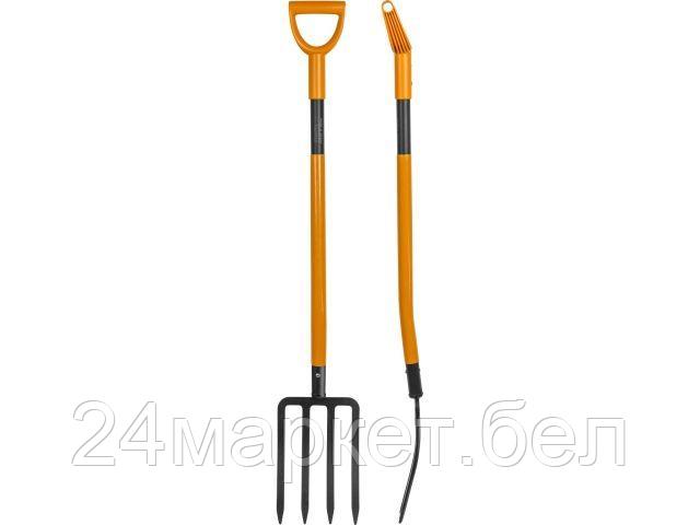 Вилы садовые 4-рогие с метал. черенком 1220мм STARTUL METSA (ST6080-07) ST6080-07
