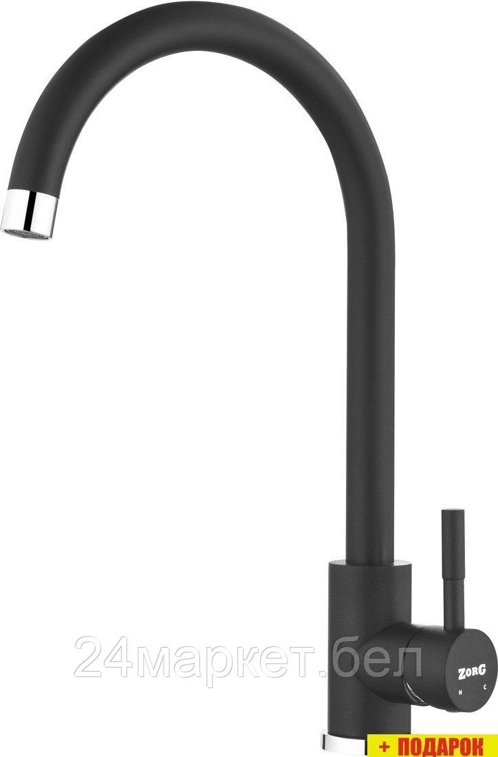 Смеситель ZorG Libris (черный оникс)