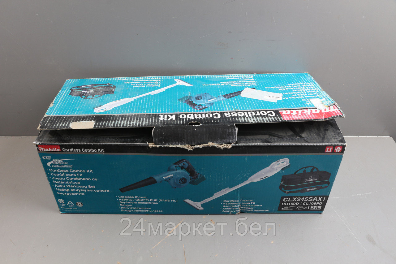 Набор электроинструмента MAKITA CLX 245 SAX1 (UB100D, CL108FD, 1xBL1021, DC10SB) уцененный (016386