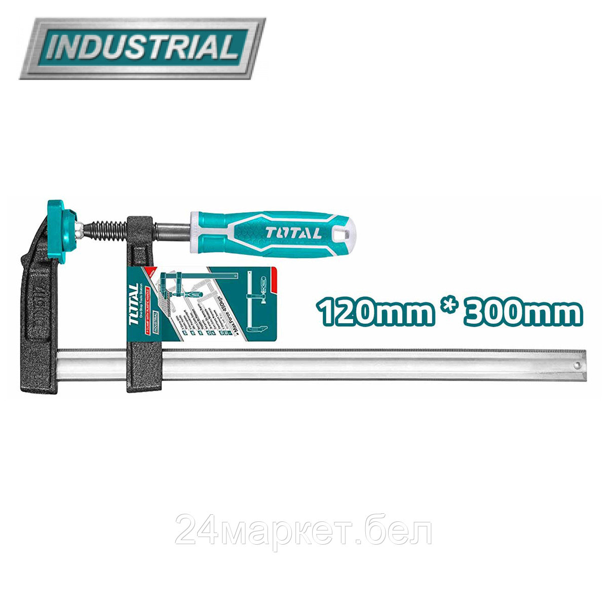 Струбцина F-образная 120 x 300 мм TOTAL THT1321201 THT1321201