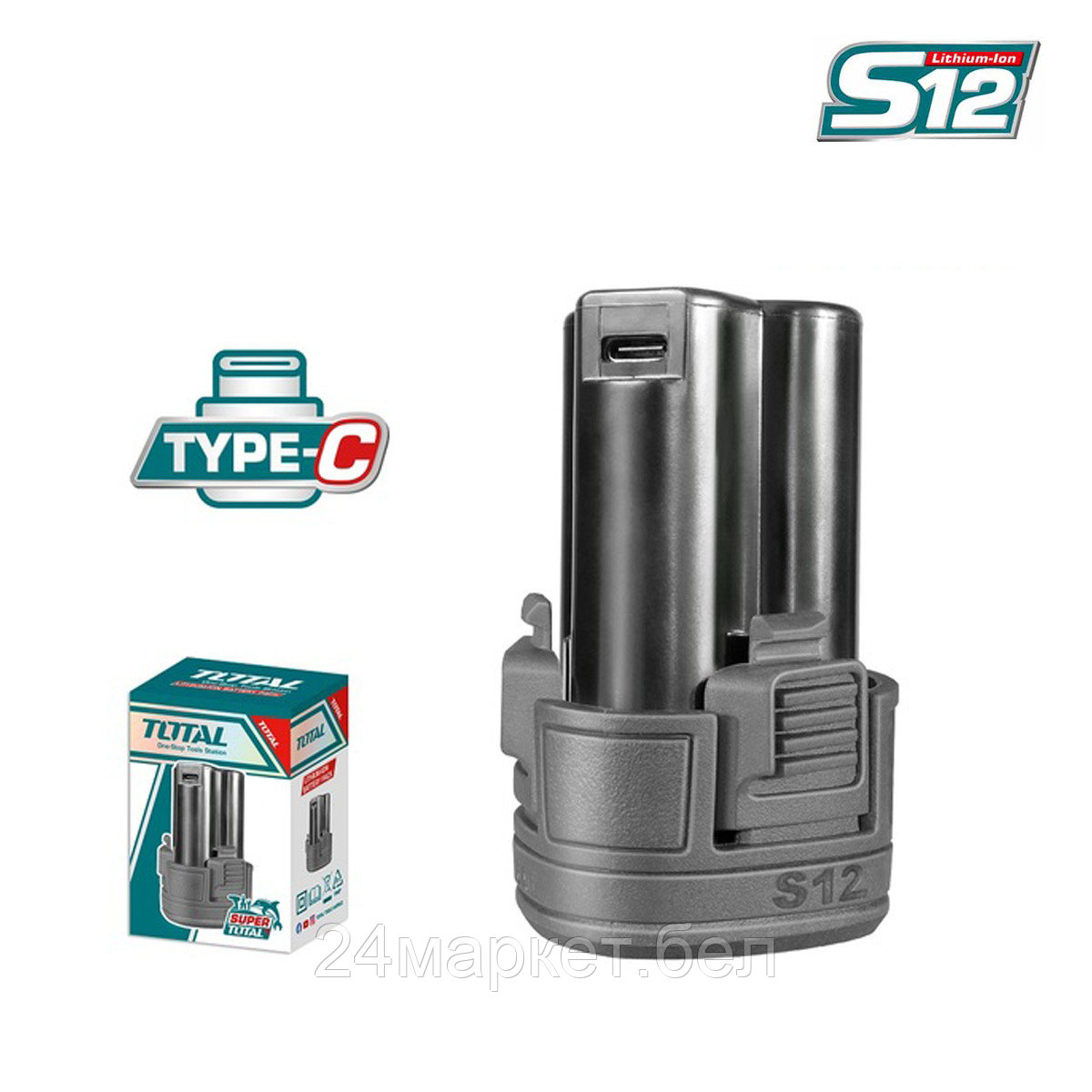 Аккумулятор Total TBLI12153 (12В/1.5 Ah)