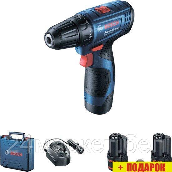 Дрель-шуруповерт Bosch GSR 120-LI Professional 06019G080 (с 2-мя АКБ, кейс, китайская вилка)