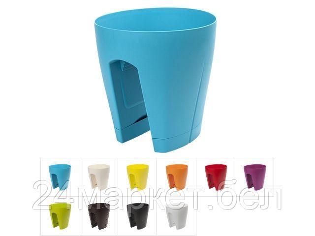 DRINA Сербия Кашпо Juliet (Джульетта) с креплением на перила, DRINA (цвета в ассортименте)