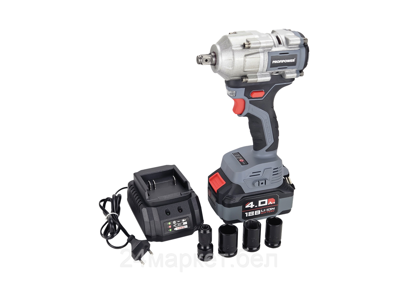 Гайковерт Profipower T-500N (с 1-им АКБ, кейс)