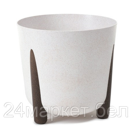 Кашпо Lamela Donica FRIDA 300 ECO wood LA246-05 (белый)