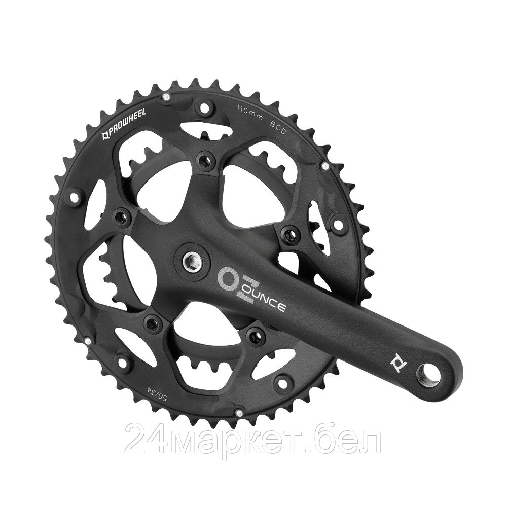 Комплект шатунов OUNCE-521C-N, 34/50T, 172.5 мм, PR11020 PROWHEEL