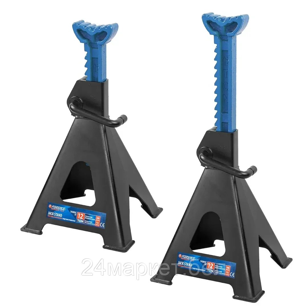 F-T410001C ST Forsage Подставка ремонтная 12т (h min 490мм, h max 755мм) (к-т 2шт.)
