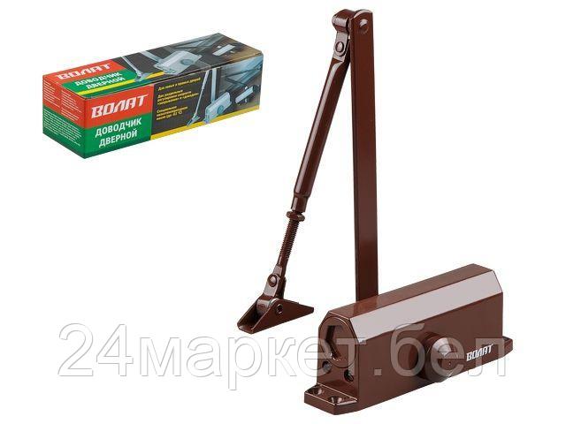 ВОЛАТ Китай Доводчик дверной гидравлический (40-80 кг) коричн. ВОЛАТ