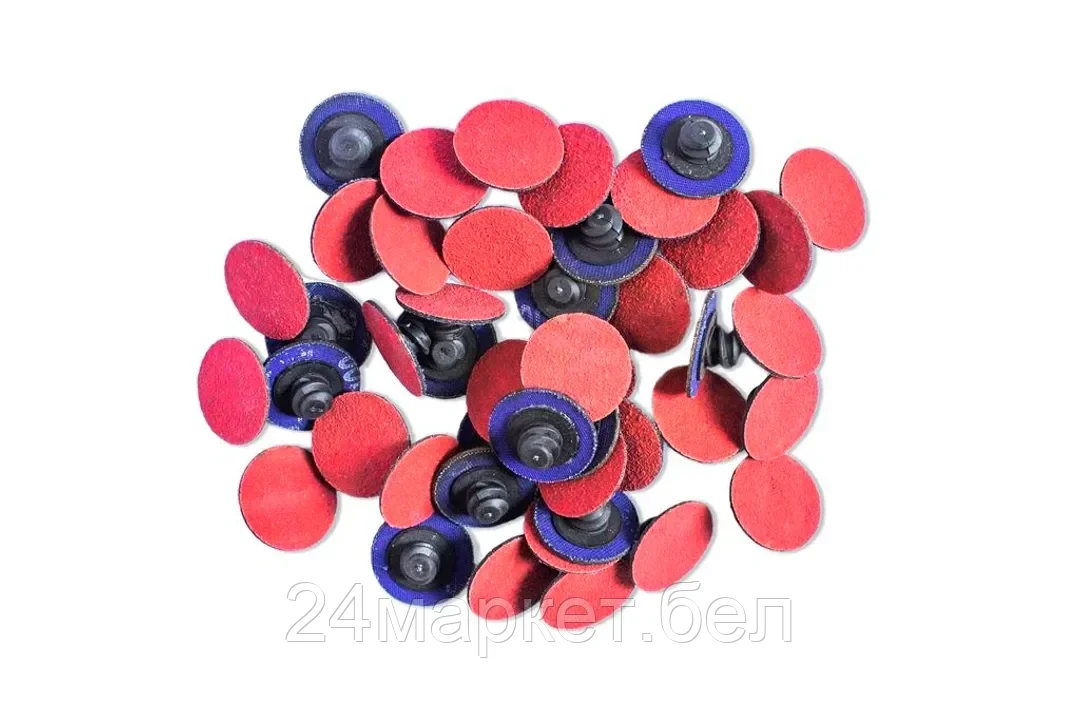 Круг абразивный шлифовальный 25мм (№120,красный)(к-т 50шт) Forsage F-BD1120C