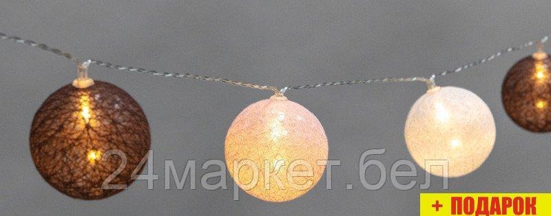 Новогодняя гирлянда Neon-Night Вельвет 3.5м 304-008 (теплый белый)