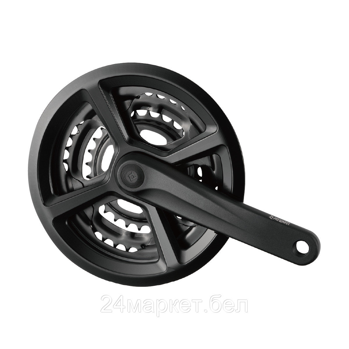 Комплект шатунов TY-CM05, 28/38/48T, 175 мм, PR11027 PROWHEEL