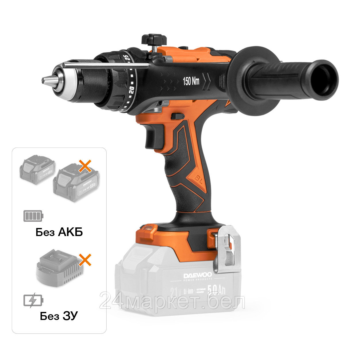 Дрель-шуруповерт аккумуляторная DAEWOO DAA 7521Li