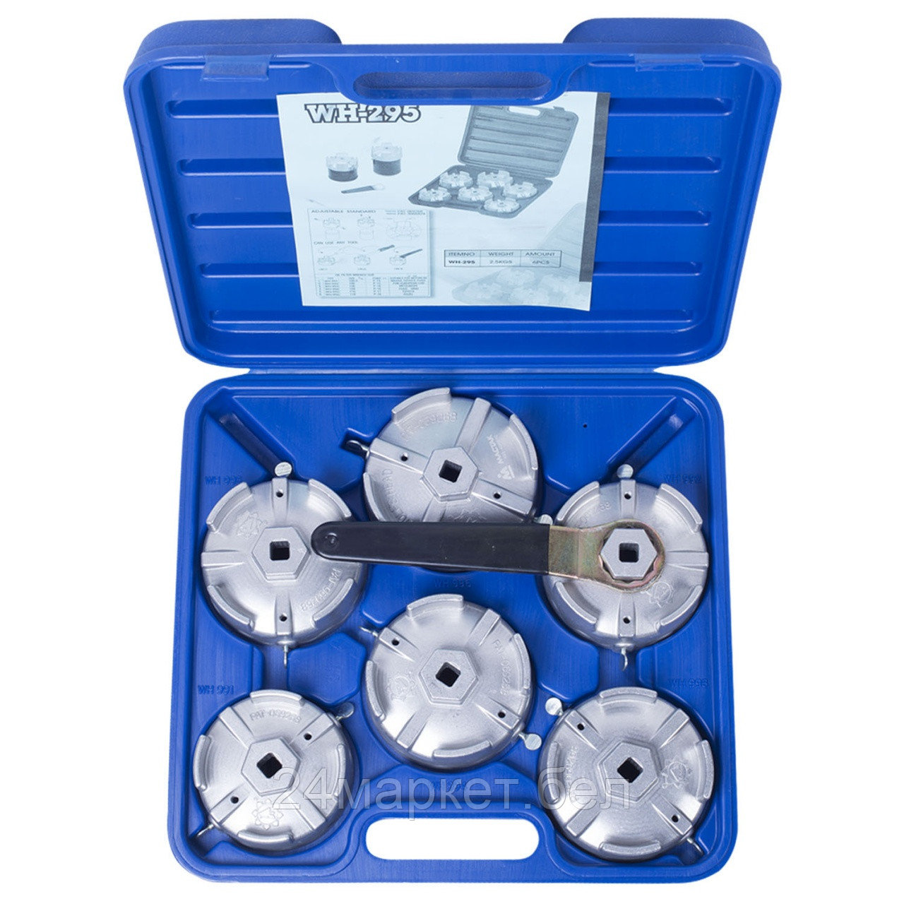 МАСТАК 103-40007C МАСТАК Набор съемников масляных фильтров, 7 предметов