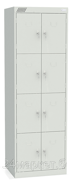 Metall ZAVOD УП-00014534 Шкаф металлический для одежды ШРК-28-600 разборный