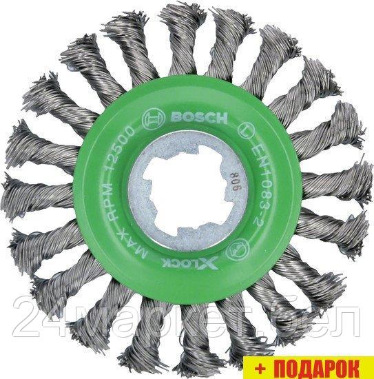 Щетка для электроинструмента Bosch X-LOCK Heavy for Inox 2608620733