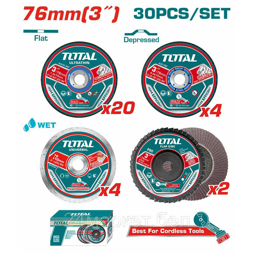Набор отрезных дисков Total TAC97630