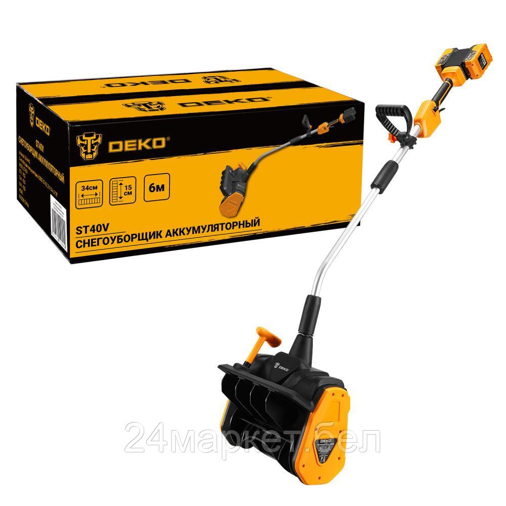 Снегоуборщик Deko ST40V 063-4442 (с 2-мя АКБ)
