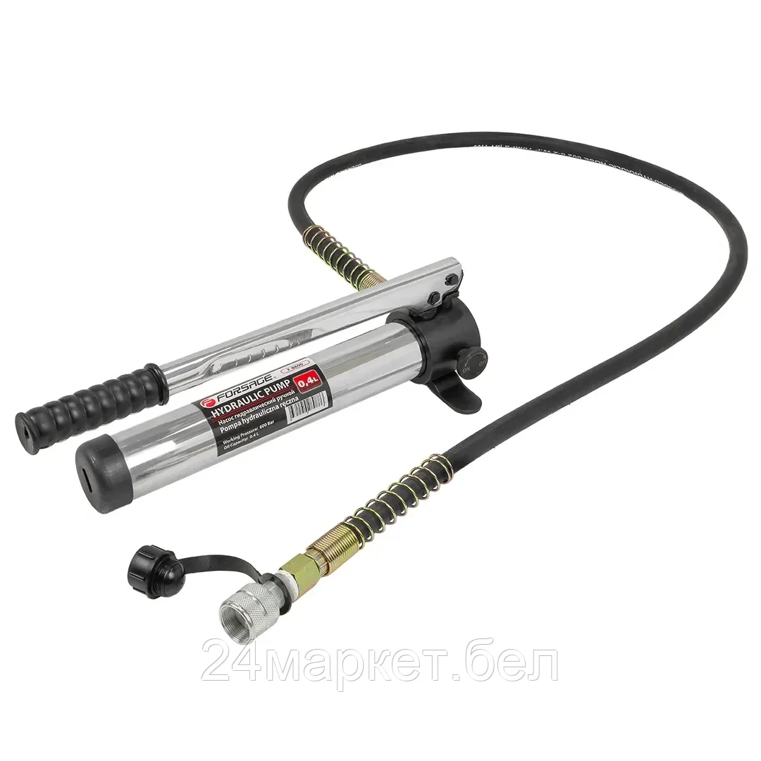 FORSAGE Насос гидравлический ручной 4т(объем масла-04л, давление-600bar,L шланга-0,8мм) Forsage F-B600