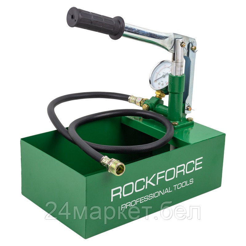 RF-HS-HP01 RockFORCE Насос ручной проверочный с манометром и шлангом 1м