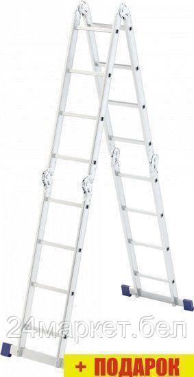 Лестница-трансформер СибрТех 97882 4x4 ступени