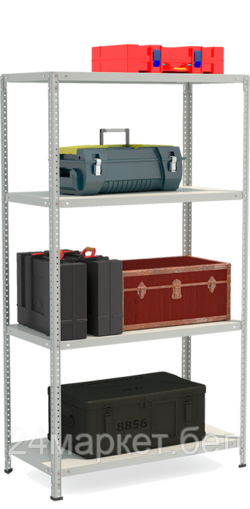 Metall ZAVOD УП-00010607 Стеллаж металлический архивный СТФ 1054-1.8