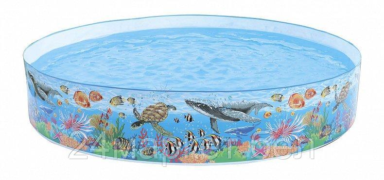 Каркасный бассейн Intex Dinosaur Snapset 244x46 (58472)