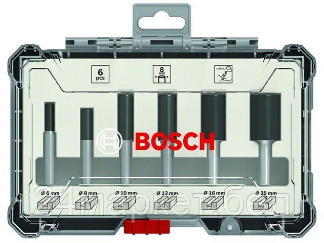 BOSCH Китай Набор пазовых фрез 8мм (6шт) BOSCH