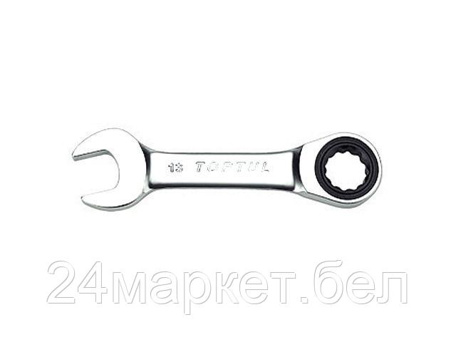 Ключ комбинированный 10мм с трещоткой  MINI TOPTUL AOAB1010