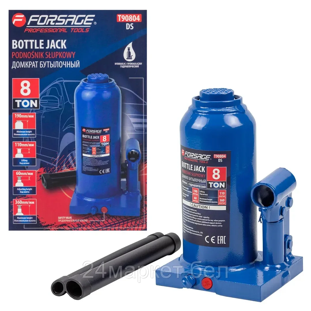 Бутылочный домкрат FORSAGE F-T90804 8т
