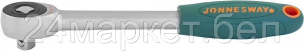 JONNESWAY R6604 R6604 Рукоятка трещоточная ротационная со сквозным приводом 1/2"DR, 60 зубца, 290 мм