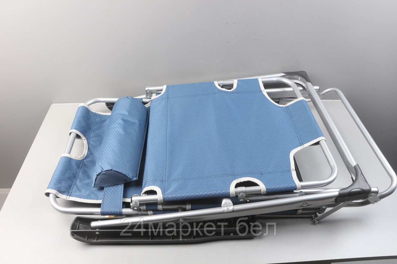 Кресло-шезлонг складное, синее,  ARIZONE уцененный (0121287375)